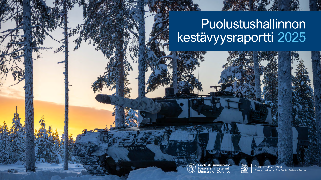 Puolustushallinnon kestävyysraportti 2025