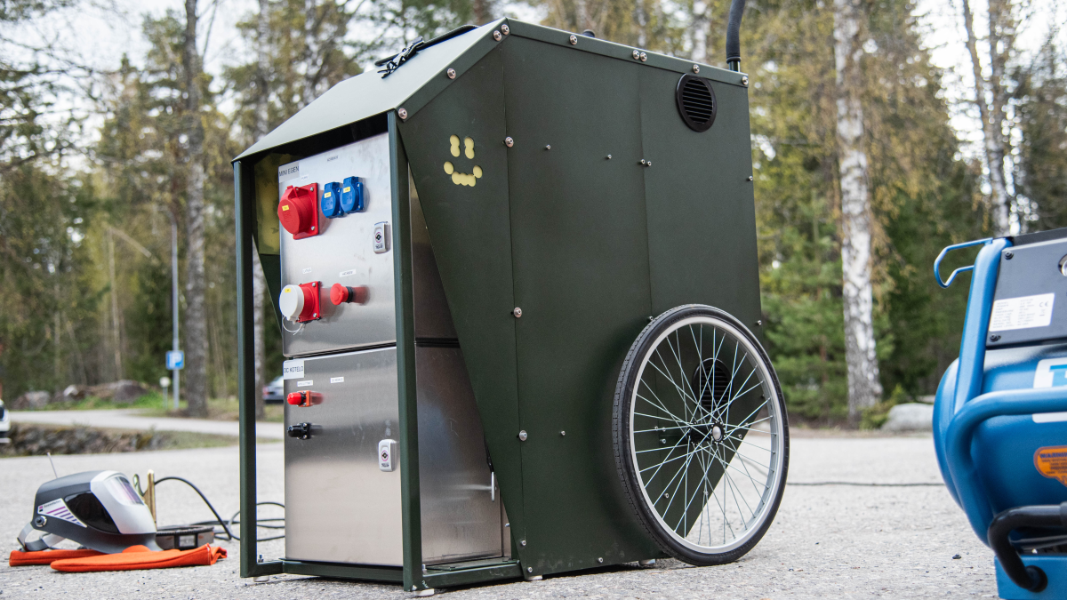 Kuvassa tilattu e-generaattorin prototyyppi