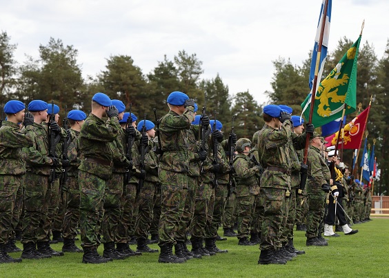 Flag Day Parade in Kuopio on 4 June