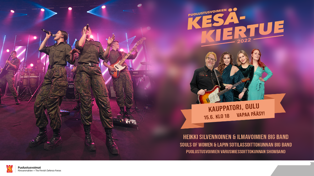 Försvarsmaktens sommarturné, Uleåborg Försvarsmaktens sommarturné, Uleåborg