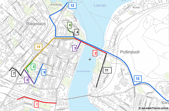 Puolustusvoimain lippujuhlan päivän paraatin liikennejärjestelyt  Rovaniemellä - Puolustusvoimat