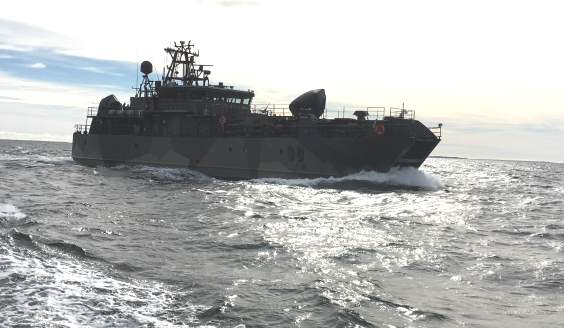Ensimmäisen peruskorjattu Pansio-luokan alus luovutettiin Merivoimien  käyttöön - Puolustusvoimat