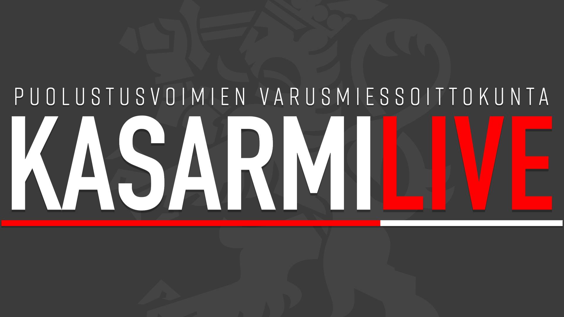 KasarmiLive - Varusmiessoittokunnan livestream-konsertti 17.6. KasarmiLive - Varusmiessoittokunnan livestream-konsertti 17.6.