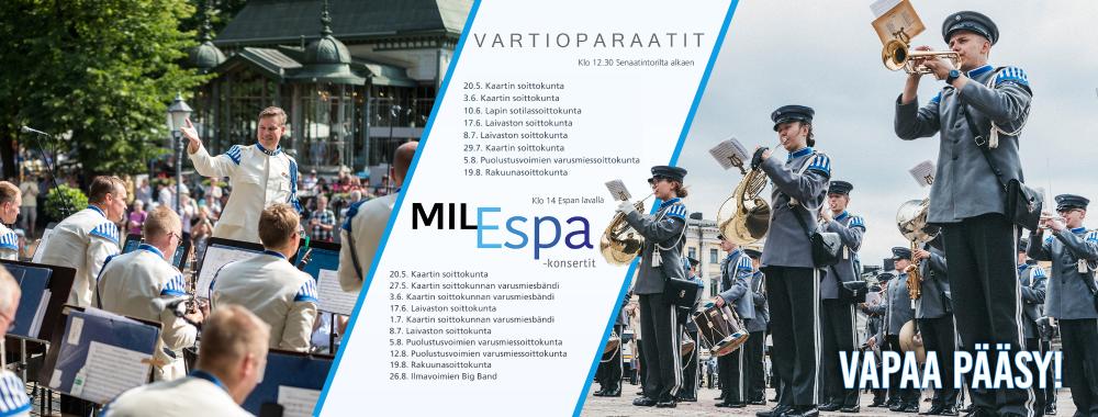 Vaktparad och MIL-Espa: Värnpliktsmusikkåren Vaktparad och MIL-Espa: Värnpliktsmusikkåren