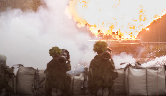 Försvarsmakten vid SuomiAreena Försvarsmakten vid SuomiAreena