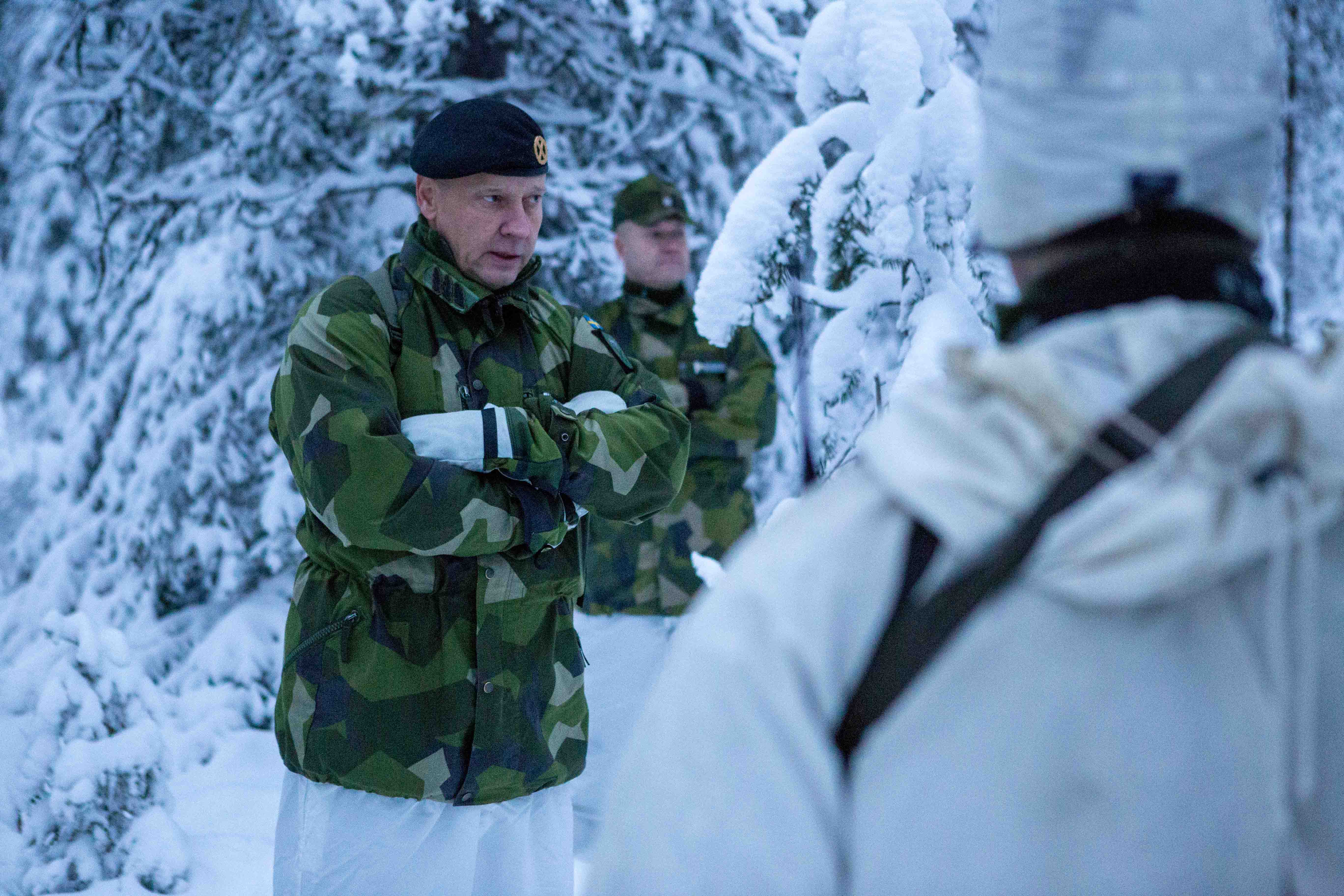 Ruotsin Maavoimien Komentaja Vierailulla Pohjois-Suomessa - Puolustusvoimat