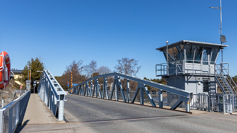 Kuvituskuva Hevossalmen kääntösillasta