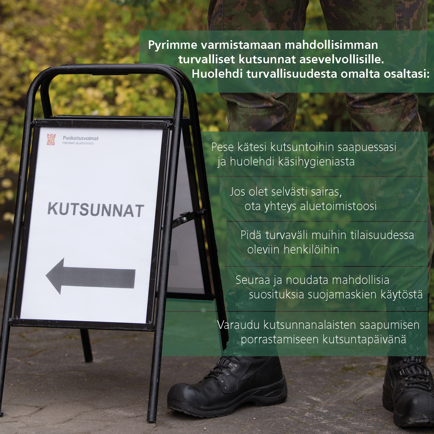 Kutsunnat Käynnistyvät - Katso Valmistautumisohjeet - Puolustusvoimat