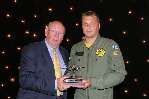 Finnish Air Force F A 18 Solo Display Receives Two Awards At The Royal