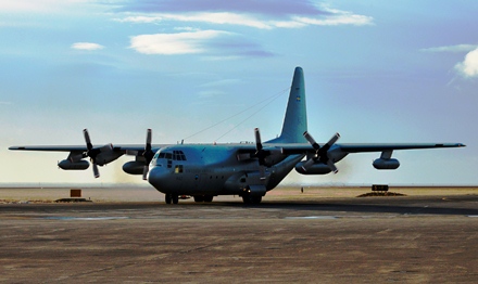 Ruotsin ilmavoimien C-130 (TP84T) -tankkauskone