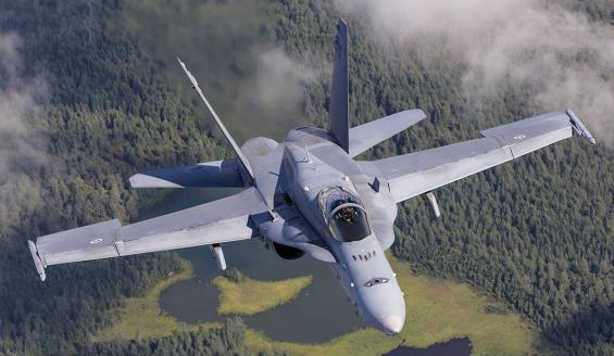 F/A-18 Hornet -hävittäjä