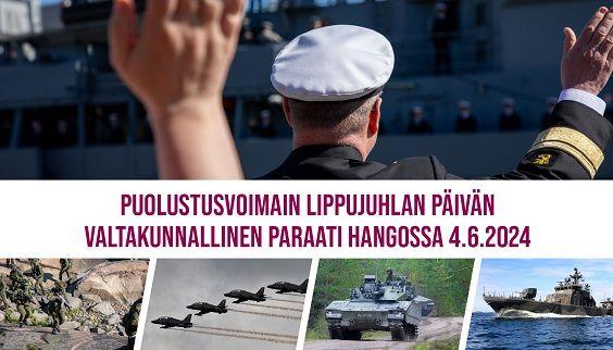 Kuvakooste juhlapäivän kalustosta.