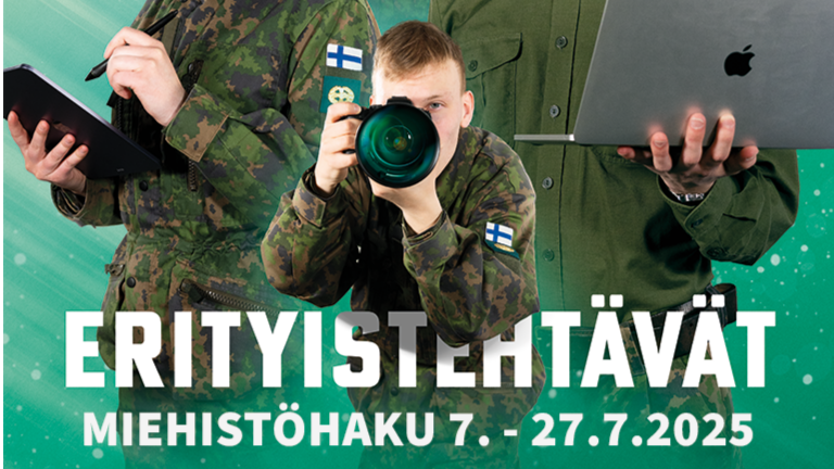 Kuvituskuva miehistön erityistehtävähausta.