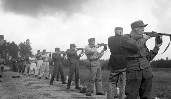 Puolustusvoimien ampumamestaruuskilpailut Malmilla vuonna 1957